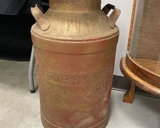 Pabst Dairy Wisconsin milk can