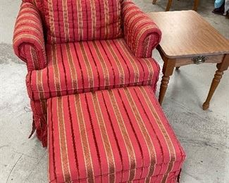 Swivel rocker with ottoman