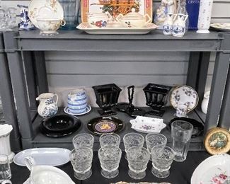 Misc glass and china