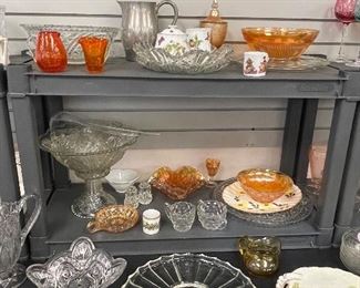 Misc glass and china