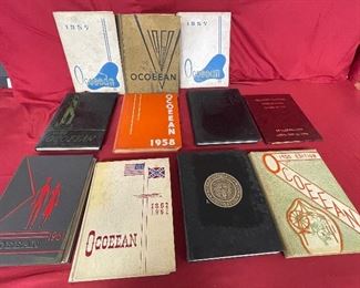 Ocoeean yearbooks 1954-1958, 1960-1963