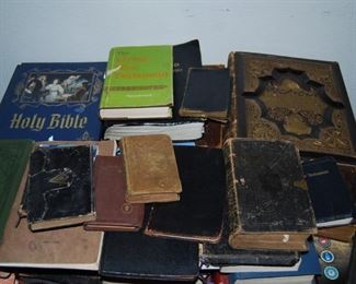 COLLECTION OF OLDER BIBLES