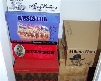 SO MANY MENS VINTAGE HATS MOST WITH BOX
