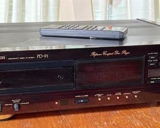 Pioneer PD-91 CD Player	5x18x17in	HxWxD
