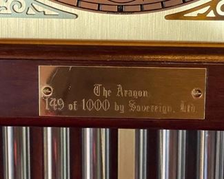 Sovereign The Aragon Grandfather Clock Limited Edition	86x29.5x18in	HxWxD
