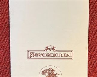 Sovereign The Aragon Grandfather Clock Limited Edition	86x29.5x18in	HxWxD
