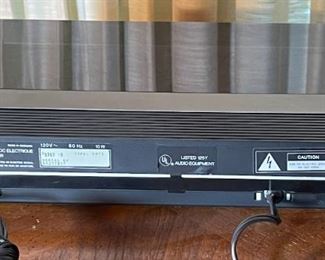 Bang & Olufsen Beogram TX2 Turntable MMC 3 Phono Cartridge B&O TX-2	3 x 16.5 x 13in	HxWxD
