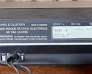 Bang & Olufsen Beogram TX2 Turntable MMC 3 Phono Cartridge B&O TX-2	3 x 16.5 x 13in	HxWxD
