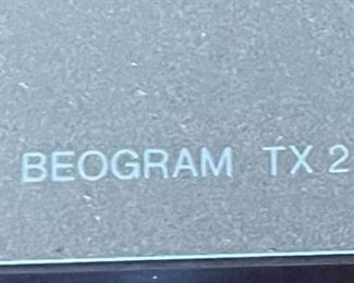 Bang & Olufsen Beogram TX2 Turntable MMC 3 Phono Cartridge B&O TX-2	3 x 16.5 x 13in	HxWxD
