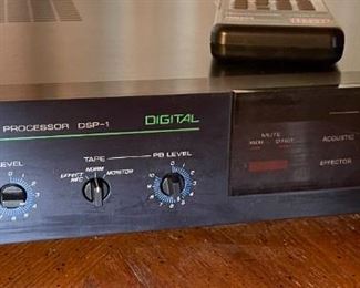 Yamaha DSP-1 Digital Sound Field Processor	3 x 17 x 12in	HxWxD
