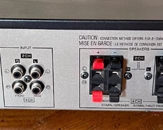 Yamaha M-35 Stereo Power Amplifier 2/4 Channel Amp	3.5 x 17 x 11in	HxWxD
