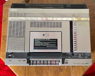 Sony SL-5800 Betamax VCR Video Cassette Recorder	6.5 x 19.5 x 15in	HxWxD
