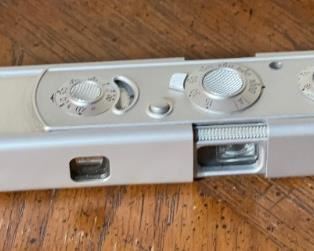 Minox Spy Camera with Attachment in Case	Case: 2x6.75x5in	HxWxD
Minox Spy Camera with Attachment in Case	Case: 2x6.75x5in	HxWxD
