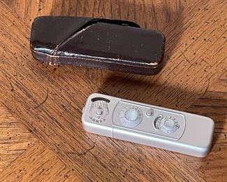 Minox Spy Camera	4x1.25x.75in	HxWxD
