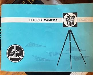 Bolex H16 Reflex 16mm Film Camera Kern-Paillard Vario-Switar 18-86mm H16 RX REX	Case:8x19x10in	HxWxD
