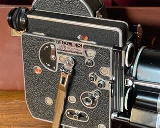 Bolex H16 Reflex 16mm Film Camera Kern-Paillard Vario-Switar 18-86mm H16 RX REX	Case:8x19x10in	HxWxD
