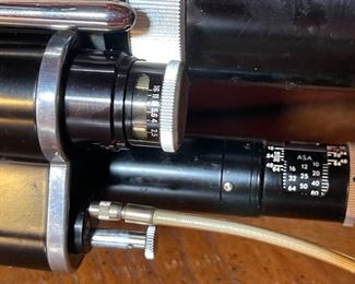 Bolex H16 Reflex 16mm Film Camera Kern-Paillard Vario-Switar 18-86mm H16 RX REX	Case:8x19x10in	HxWxD
