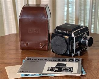 Rollei Rolleiflex SL66 Camera Body with Back & Case Medium Format SL-66	5x6x8in	HxWxD
