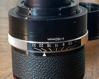 Carl Zeiss Sonnar 150mm f/4 Lens For Rolleiflex  Rollei SL66	4.5x3.25in diameter	
