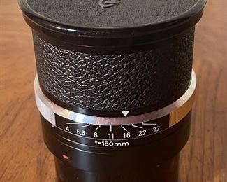 Carl Zeiss Sonnar 150mm f/4 Lens For Rolleiflex  Rollei SL66	4.5x3.25in diameter	
