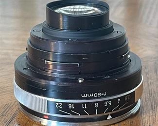 Carl Zeiss Planar 80mm f/2.8 Lens for Rolleiflex  Rollei SL66	3.25x2.5in	HxWxD
