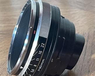 Carl Zeiss Planar 80mm f/2.8 Lens for Rolleiflex  Rollei SL66	3.25x2.5in	HxWxD
