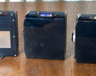 Lot of 3  Rolleiflex Sl66 Film Backs Rollei SL-66	4x3.5x2.5in	HxWxD
