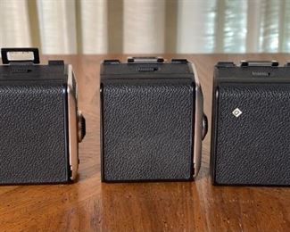 Lot of 3  Rolleiflex Sl66 Film Backs Rollei SL-66	4x3.5x2.5in	HxWxD
