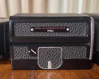 Lot of 3  Rolleiflex Sl66 Film Backs Rollei SL-66	4x3.5x2.5in	HxWxD
