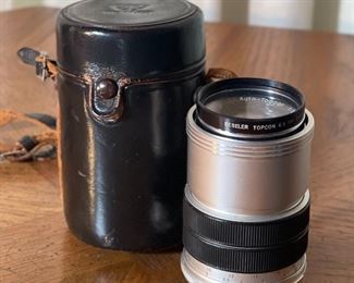 Topcon Toyo Kogaku 13.5cm 135mm f/3.5 Lend RE Auto-Topcor in case	4.75 x 4in Diameter	
