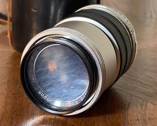 Topcon Toyo Kogaku 13.5cm 135mm f/3.5 Lend RE Auto-Topcor in case	4.75 x 4in Diameter	
