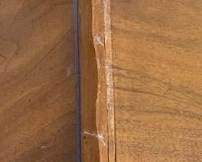 AS-IS John Widdicomb Flip-Top Vanity & 1262 Swivel Chair	29 x 47 x 21in	HxWxD
