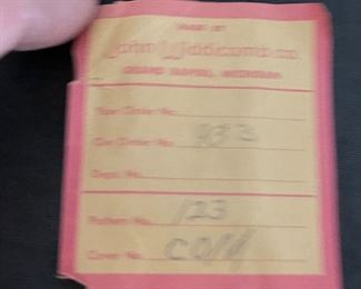 1960s John Widdicomb Upholstered Arm Chair	39 x 34 x 32in	HxWxD
