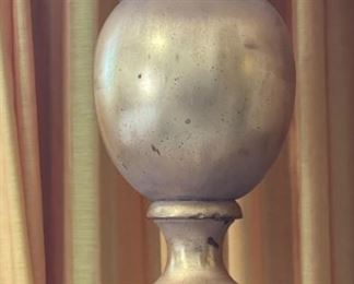 2pc Vintage Heavy Urn Lamps PAIR	43 x 17.5in diameter	
