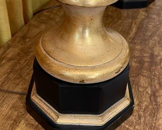 2pc Vintage Heavy Urn Lamps PAIR	43 x 17.5in diameter	
