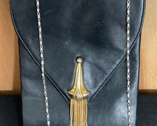 Harry Rosenfeld Leather Purse 1971	8.5 x 6in	
