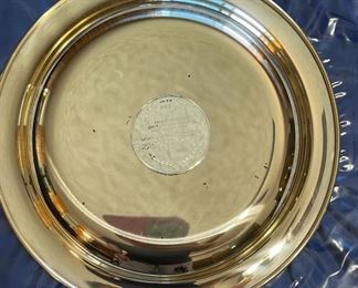 1972 Sterling Silver University of Pennsylvania Plate	Plate: 8in Diameter	
