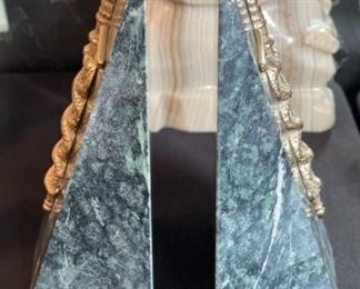 Marble Caduceus Bookends Medical Physician	8x5x3in	
