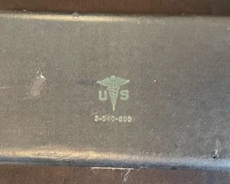 WWII Welch Allyn Co. Ophthalmoscope U.S. 3-540-800 US Military	2.5x8.5x9.5in	HxWxD
