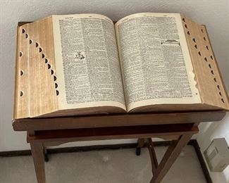 Dictionary Stand With dictionary	33x24x14in	HxWxD
