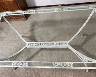 Vintage Cast Patio Table & Chairs	Table: 28x34x60in	HxWxD
