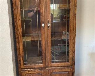 Wood Shelf unit with doors	74x30x28in	HxWxD
