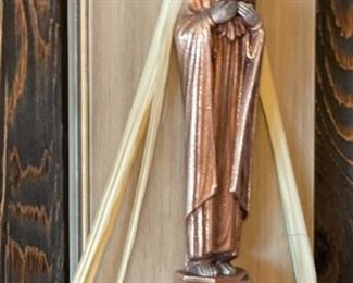 Bless This House O Lord We Pray Jesus Wall Plaque	16x7.5in	
