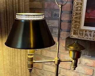 Vintage Brass Lamp	57x11x16in	HxWxD
