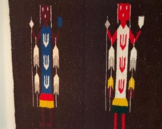 Vintage Mexican Yei Rug	31x61in	
