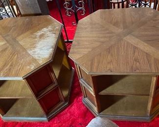 AS-IS 2pc Octagon side Tables	23 x 28 x 28in	HxWxD
