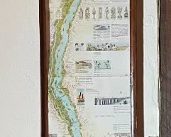 Egyptian Nile River historical site  Map	52.5 x 11.5	
