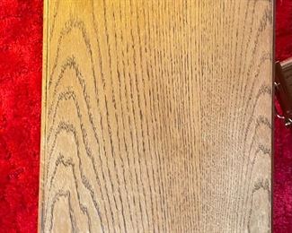 Oak Snack Tray Cabinet Collapsible TV trays Tables	24 x 17.5 x 24in	HxWxD
