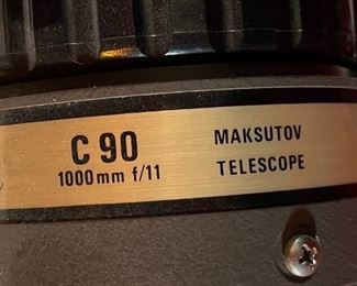 Celestron C90 1000mm Maksutov Telescope with Tripod	Telescope 10 x 4 in diameter	
