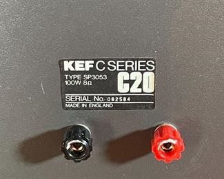 KEF C Series C20 Bookshelf Speakers Pair #2	13.5 x 9.75 x 8.5in	HxWxD
